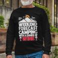 Weekend Forcast Camping Retro Vintage 27 Shirt Unisex Long Sleeve Gifts for Old Men