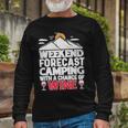 Weekend Forcast Wine Lover Outdoor 26 Shirt Unisex Long Sleeve Gifts for Old Men