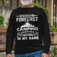 Weekend Forecast Camping 716 Trending Shirt Unisex Long Sleeve Gifts for Old Men