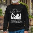 Weekend Forecast Camping With A Good 17 Shirt Unisex Long Sleeve Gifts for Old Men