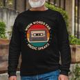 When Words Fail Music Speaks Music Quote For Musicians Long Sleeve T-Shirt T-Shirt Gifts for Old Men