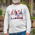 4Th Of July 2022 Patriotic Gnomes American Usa Long Sleeve T-Shirt T-Shirt Gifts for Old Men
