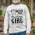 All American Girl 4Th Of July Family Matching Sunglasses Unisex Long Sleeve Gifts for Old Men