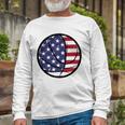 Basketball Fourth July 4Th Sports Patriotic Long Sleeve T-Shirt T-Shirt Gifts for Old Men