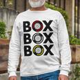 Box Box Box F1 Tyre Compound Design V2 Unisex Long Sleeve Gifts for Old Men