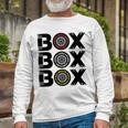 Box Box Box F1 Tyre Compound V2 Design Unisex Long Sleeve Gifts for Old Men