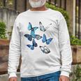 Butterfly Lover Lepidoptera Entomology Butterfly Long Sleeve T-Shirt T-Shirt Gifts for Old Men