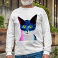 Cat Avatar Unisex Long Sleeve Gifts for Old Men