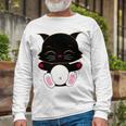 Cat Cut Cat Cat Lovers Black Cat Funny Cat Birthday Cat Gift Cat Danger Kitty Unisex Long Sleeve Gifts for Old Men