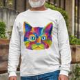 Cat Got Your Soul Unisex Long Sleeve Gifts for Old Men