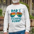 Dads Fishing Buddy Cute Fish Sunglasses Youth Long Sleeve T-Shirt T-Shirt Gifts for Old Men