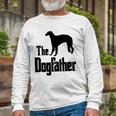 The Dogfather Dog Borzoi Long Sleeve T-Shirt T-Shirt Gifts for Old Men