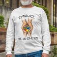 Embrace Ausomeness Unisex Long Sleeve Gifts for Old Men