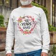 Floral 60 Years Old 60Th Birthday Women 60 Years Loved Long Sleeve T-Shirt Gifts for Old Men