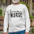 Forensic Nurse Life Nursing School Nurse Squad Raglan Baseball Tee Long Sleeve T-Shirt T-Shirt Gifts for Old Men