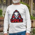 Gaming Headset With Skull Long Sleeve T-Shirt T-Shirt Gifts for Old Men