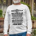 I Am A Proud Daughter In Law Of A Crazy Father In Law V2 Unisex Long Sleeve Gifts for Old Men