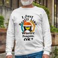 I Really Like Winter Penguin Ok Unisex Long Sleeve Gifts for Old Men