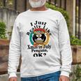 I Really Like Xmas In July Penguin Ok Unisex Long Sleeve Gifts for Old Men