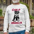 Miniature Schnauzer At Home Child Wrangler Multi Tasking Dog Unisex Long Sleeve Gifts for Old Men