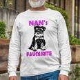 Miniature Schnauzer At Home Nans Favourite Multi Tasking Dog Unisex Long Sleeve Gifts for Old Men