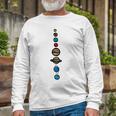 Planets Colour Unisex Long Sleeve Gifts for Old Men