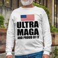 Ultra Maga And Proud Of It V8 Unisex Long Sleeve Gifts for Old Men