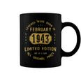 1943 February Birthday Gift 1943 February Limited Edition Coffee Mug