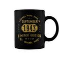 1943 September Birthday Gift 1943 September Limited Edition Coffee Mug