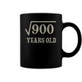 30 Years Old 30Th Birthday Give Idea Square Root Of 900 Vintage Birthday Coffee Mug