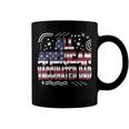 4Th Of July All American Vaccinated Dad Usa Flag America Ind Coffee Mug