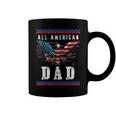 4Th Of July American Flag Dad Coffee Mug