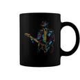 Abstract Art Musician Music Band Bass Player Coffee Mug