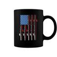 American Flag Fishing Patriotic FishermanFishing Rods Flag Coffee Mug