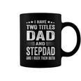 Best Dad And Stepdad Cute Fathers Day Gift From Wife V2 Coffee Mug