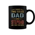 Best Dad And Stepdad Cute Fathers Day Gift From Wife V3 Coffee Mug