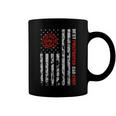 Best Firefighter Dad Ever American Flag Fireman Father Day Coffee Mug