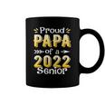 Class Of 2022 Proud Papa Of A 2022 Senior School Graduation Coffee Mug