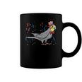 Cockatiel Bird American Flag Usa 4Th Of July Fourth Animal Coffee Mug