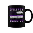 Epilepsy Warrior Usa Flag United States Flag Epilepsy Epilepsy Awareness Coffee Mug