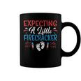 Expecting A Little Firecracker 4Th Of July Pregnancy Baby Coffee Mug
