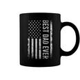 Fathers Day Best Dad Ever American Flag Coffee Mug