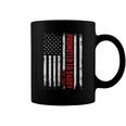 Fathers Day Promoted To Daddy Est 2022 American Flag Coffee Mug