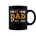 First Time Dad Est 2021 Coffee Mug