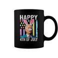 Funny Biden Happy 4Th Of July Confused Easter Biden Bunny Coffee Mug