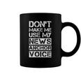 Funny News Anchor Tv Broadcaster Sarcastic Coffee Mug