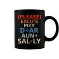 Funny Please Excuse My Dear Aunt Sally Lovers Math Coffee Mug