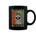 Glaucoma Warrior Skull Women Vintage Green Ribbon Glaucoma Glaucoma Awareness Coffee Mug