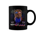 Happy 4Th Of July American Flag Shar Pei Sunglasses Coffee Mug
