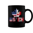 Happy Canada Day Usa Pride Us Flag Day Useh Canadian Coffee Mug